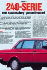 Volvo's 240-serie : een successtory gecontinueerd
