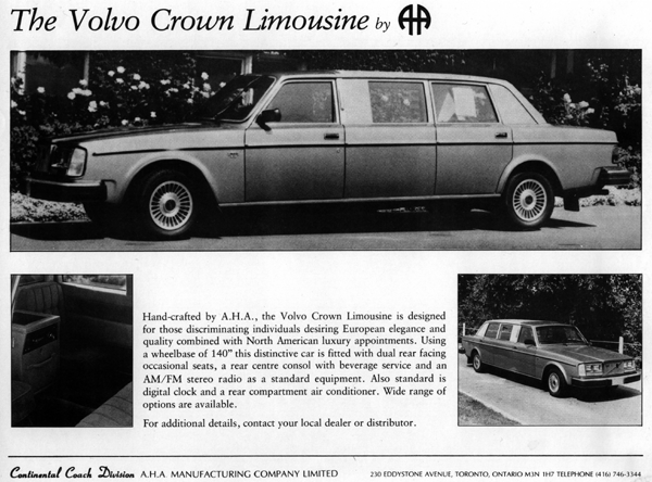 The Volvo Crown Limousine by A.H.A.