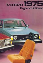 Volvo 1975 : Färger och klädslar
